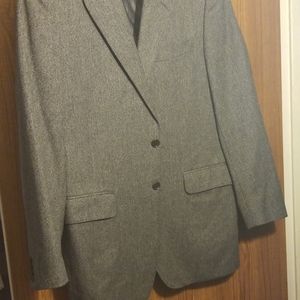 Grey blazer.